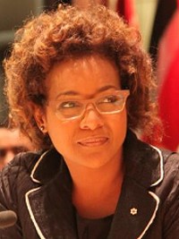 Haiti - Social : Michaëlle Jean in South Africa
