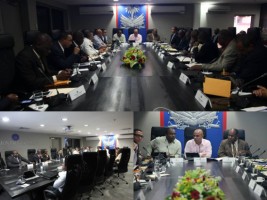 Haiti - Politic : Laurent Lamothe met the 10 departmental delegates