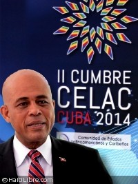 Haiti - Politic : The President Martelly at the 3rd Summit of CELAC (Cuba)
