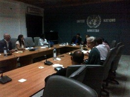 Haiti - Social : Presentation of the Special Plan of Turtle Island to UN agencies in Haiti