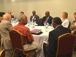 Haiti - Education : The new Minister of Education at work