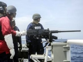 Haiti - Security : Tradewinds 2014, gun exercise