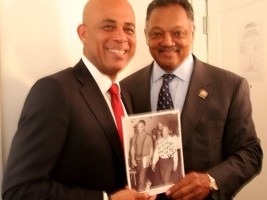 Haiti - Politic : Development of Haiti, the Rev. Jesse Jackson alongside President Martelly