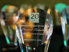 Haiti - Politic : Lamothe dedicates his award to the Haitian people