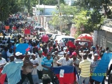 Haïti - Social : Manifestation anti-élections à Port-au-Prince