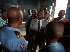Haiti - Justice : Heidi Fortuné at the National Penitentiary