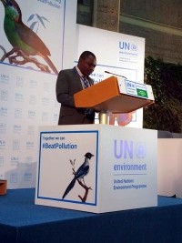 Haiti - Environment : The Minister Pierre Simon Georges in Kenya