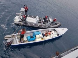 Haiti - Jamaica : Drug against weapons, 300 kg of narcotics seized, 1 Haitian arrested