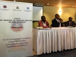Haiti - Justice : Acceleration of the processing of files to the PAP prosecution