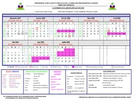 Haiti - FLASH : School calendar revised (Official)