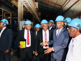 Haïti - Politique : Visite de Moïse à la Centrale électrique de Varreux