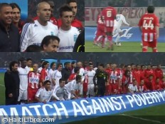 Haiti - Football : Match against Poverty, $170.000 for Haiti