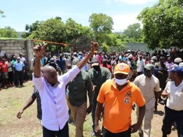 Haïti - Aquin : Annonces du Président Jovenel Moïse
