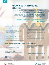 Haiti - Belgium : Masters scholarships and internships, registrations open