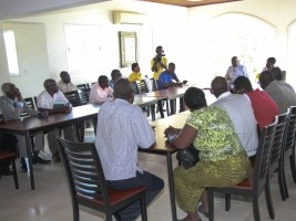 Haiti - Agriculture : Promises of Minister Sévère to the farmers of Môle Saint-Nicolas