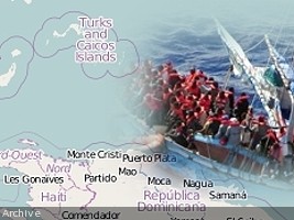 Haiti - Turks and Caicos : 23 Haitian boat people intercepted south of Bird Rock