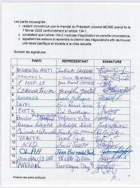 Haïti - Politique : 16 partis politiques pour une fin de mandat du Président le 7 février 2022