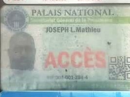 Haïti - Politique : Démenti du Palais National sur Joseph L. Mathieu