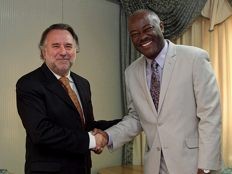 Haiti - Politic : Sorel Jacinthe met the Chief of the Minsutah