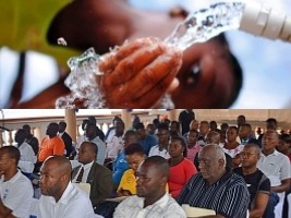 Haiti - Switzerland : Launch of works on the Saut du Baril drinking water system