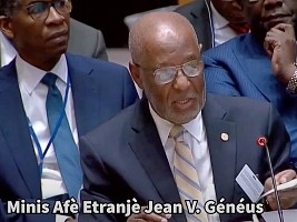 Haiti - FLASH : Flip-flop of Chancellor Généus at the Security Council (Video)