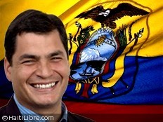 Haiti - Reconstruction : Official visit of the President of Ecuador, Rafael Correa