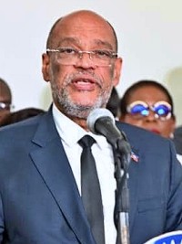Haiti - Politic : The PM back from France, confident of a multinational intervention in Haiti to fight gangs (Video)