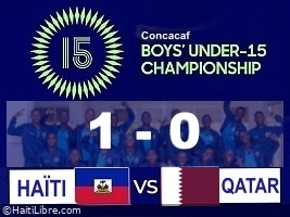 Haiti - FLASH : Victory against Qatar [1-0], our Grenadiers U-15 qualified for the second round