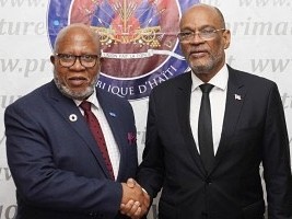 Haiti - UN : The President of the UN General Assembly in Haiti