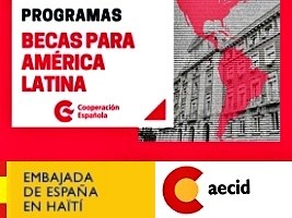 Haiti - FLASH : MAEC-AECID scholarships 2024-2025, applications open