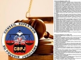 Haïti - FLASH : 30 Magistrats certifiés, 12 autres exclus du système (Liste)