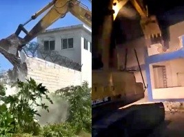 Haïti - FLASH : «400 Mawozo» a démoli le Commissariat de Croix-des-Bouquets et la prison des femmes de Titanyen
