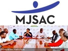 Haiti - Politic : Working session at the MJSAC with the Ministry's unions