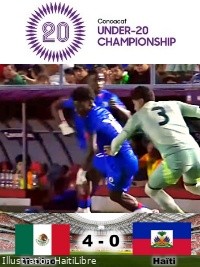 Haiti - Qualification U-20 World Cup Chile 2025 : Our Grenadiers crushed by Mexico [4-0] (Video)
