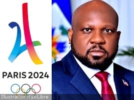 Haiti - Paris 2024 Olympic Games : Presidential Advisor Smith Augustin in Paris