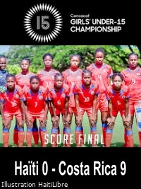 Haiti - U15 Championship : Costa Ricans massacre our U-15 Grenadières [9-0]