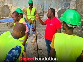 Haïti - Port-de-Paix : Travaux de reconstruction de l'Institution Notre Dame du Perpétuel Secours