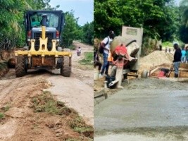 Haiti - Roads : The Ministry of Public Works in action in the North-East