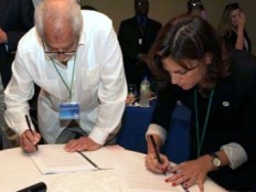 Haiti - Economy : Signing of the agreement for the construction of Hotel of the International Airport