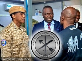 Haiti - Security : Minister of Justice visits SWAT