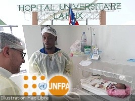 Haïti - Santé : Don d’équipements de l’UNFPA pour l’Hôpital Universitaire ala Paix