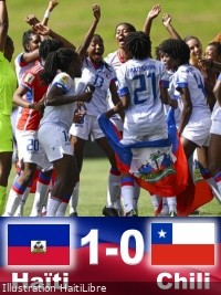 Haïti - FLASH : Nos Grenadières victorieuses du Chili [1-0-] (vidéos)