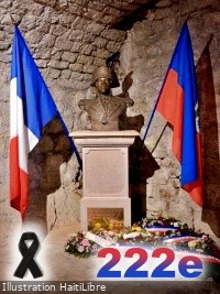 Haïti - Commémoration : 222e anniversaire de la mort de Toussaint Louverture