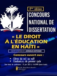 Haïti - Culture : Concours national de dissertation, inscriptions ouvertes