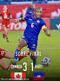 Haiti - Return match : Without demerit, our Grenadières bow to Canada [3-1] (video)