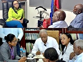 Haïti - Diaspora : La Ministre du MHAVE en tournée en République Dominicaine