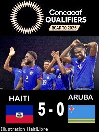 Haiti - FLASH : 2026 World Cup Qualifiers: Haiti crushes Aruba [5-0] (video)