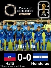 Haiti - 2026 World Cup Qualifiers : Haiti and Honduras Draw 0-0 (video)