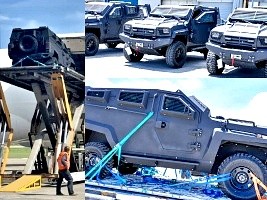 Haiti - FLASH : The PNH receives a first batch of armored vehicles and equipment (Video)