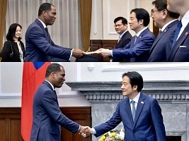 Haïti - Taïwan : Le Président Lai Ching-te reçoit les lettres de créance de l’ambassadeur d’Haïti (discours de Lai)